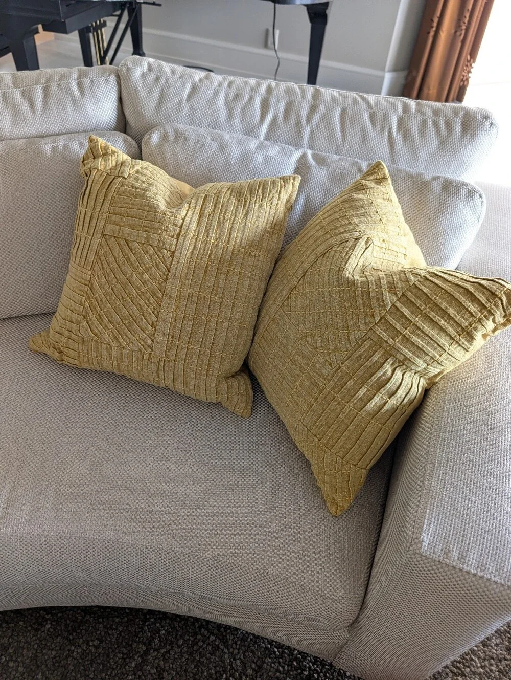 VILLA by CLASSIC HOME pintucked cotton pillows